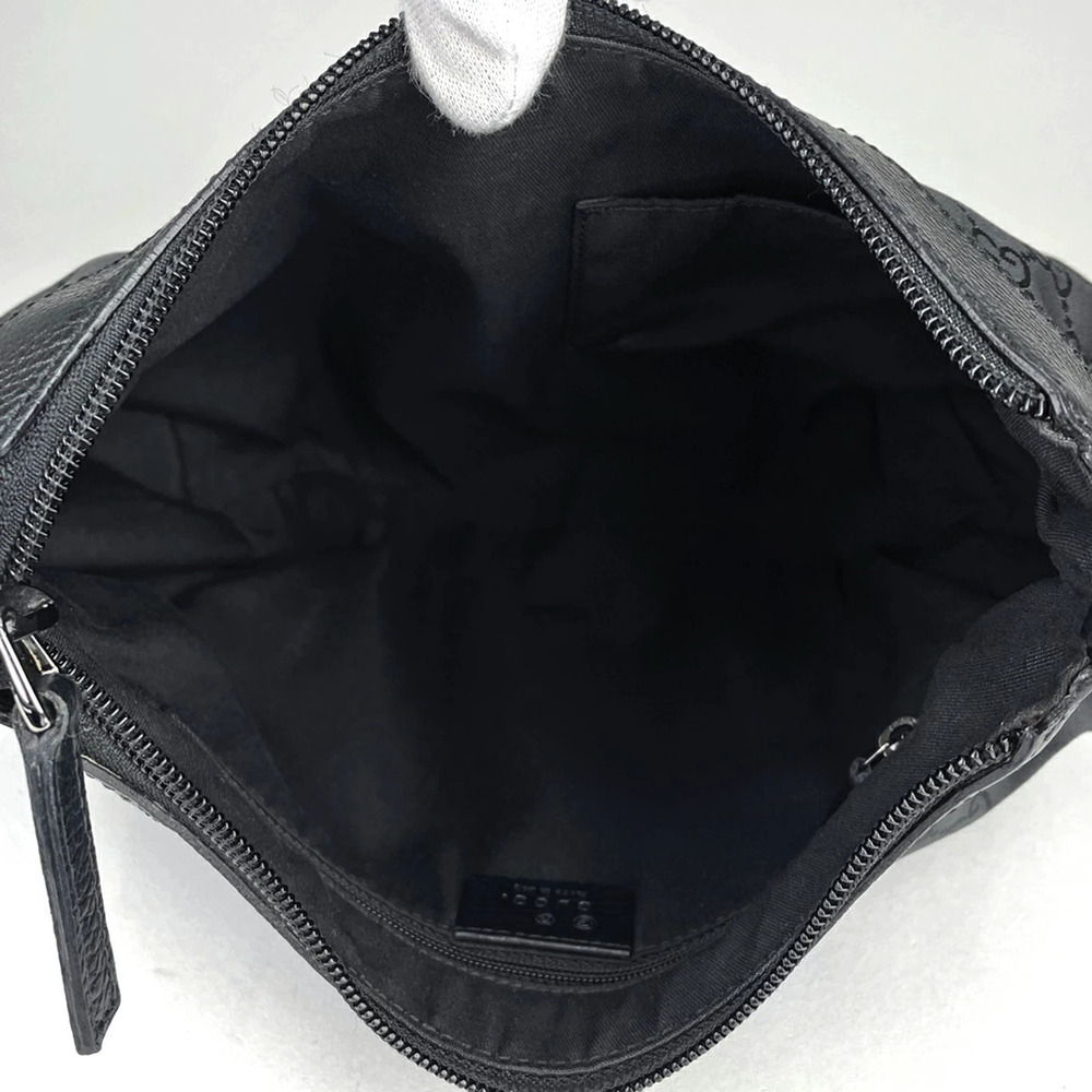 Gucci GG shoulder bag Ay logo One Shoulder Hobo handbag black - Picture 7 of 7